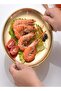 2-Pack Gold Stainless Steel Dinner Plates – Reusable Round Plates for BBQ, Party & Camping - 6