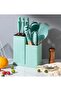 19 Pcs Silicone Spatula Set for Baking, Cooking & Decorating, Home Kitchen Spatula Spoon with Holder - 2