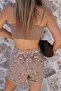Beige Premium Ethnic Pattern Embroidered Set - 4
