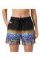 Swim Shorts with Zipper Pockets and Mesh Lining, Quick Dry Premium - Black