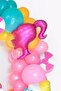 Pink Girl Head Shaped Foil Balloon - 2