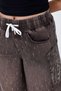 Plus Size High Waist Stone Detailed Lycra Denim Mom Fit Women's Trousers - 4