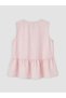 Lcw Kids Pink Bow Detailed Girls' Peplum Shirt - 4