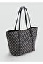 Logo desenli shopper çanta
