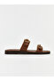 Vizyon New Season Blunt Toe Double-Strapped Women's Slippers - 2