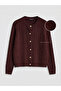 Vizyon New Season Hair Braid Patterned Women's Knitwear Cardigan - 5