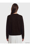 Vizyon New Season Hair Braid Patterned Women's Knitwear Sweater - 4