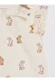 Lcw Baby Ecru Patterned Baby Girl Jumpsuit 3-Piece - 3