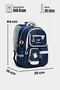 Unisex School Backpack Travel Camping Daily Student Backpack School Bag 2469 Dark Blue - 5