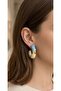 Xuping Enamel Hoop Earrings
