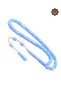 Light Purple Opal Stone Capsule Cutting System Tasseled Natural Stone Prayer Beads 201025693