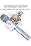 2-Pack Wireless Bluetooth Karaoke Microphones - Portable Handheld Mics with Built-In Speaker (Rose Gold & Silver) - 3