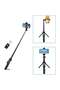 48" Compact Selfie Stick & Tripod, Extendable, Wireless Bluetooth Remote, Lightweight Aluminum, Travel Ready, Compatible with iPhone 14 13 12 Pro Xs Max Xr - 3