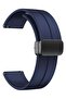 Magnetic Watch Band 22mm for Men – Quick Release Soft Silicone Sport Strap – Skin-Friendly