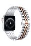 Replacement Band Compatible with Apple Watch 44mm / 42mm Stainless Steel Solid Strap Metal Bracelet for Apple Watch Series 7 6 5 4 3 2 SE (Silver - 2