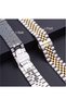 Compatible with Apple Watch Band 44mm 42mm 40mm 38mm Stainless Steel Heavy Band with Butterfly Folding Clasp Link Bracelet - 4
