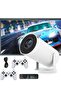 2-in-1 Video Game and Movie Projector: 10000+ Classic Games, Smart Connectivity
