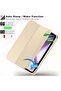 Gold iPad Air 13-Inch Case (M2 2024) with Pencil Holder - Smart Case Supporting Pencil Pro, USB-C, Touch ID, and Auto Wake/Sleep - 5