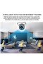 2Pcs Light Bulb Security Camera 2.4GHz & 5G WiFi Outdoor, 1080P E27 Light Socket Security Camera - 4