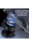 Magnetic Suction Phone Holder for Car, Mirror, Gym - 360°Rotation Magnetic Car Cell Phone Holder (Black) - 5