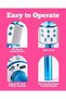 2-Pack Kids Karaoke Microphones - Portable Bluetooth Singing Toys for Girls and Boys, Perfect Birthday Gifts (Blue & Pink) - 3