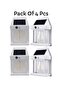 4 Pcs Solar Outdoor Motion Sensor Security Lights 3 Modes Wireless Wall Lights Waterproof White