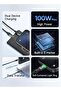 100W 2-in-1 USB-C to USB-C & USB-C to Lightning Fast Charging Cable, PD High-Speed Charger - 5