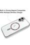 iPhone 16 Plus Magnetic Case with Built-in Camera Lens Protector – MagSafe Compatible - 2