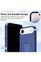 iPhone Air 5G 2025 Silicone TPU Card Holder Case | Shockproof Protective Phone Cover with Hand Grip Stand - 2