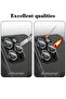 Advanced Tempered Glass Camera Lens Protector for iPhone 16 Pro/Pro Max - HD Clarity with Automatic Alignment & Sleek Metal Rings - Classic Black - 4