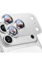 Camera Lens Protector Compatible with iPhone 17 Pro Max | Metal Tempered Glass Rear Camera Cover