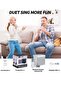 Karaoke Machine for Adults & Kids, Portable Bluetooth Karaoke Speaker with 2 Wireless Microphones - 3