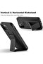 iPhone 16 Pro Max Purple Magnetic Car Mount Kickstand Case – Premium Silicone with Vertical & Horizontal Hand Strap - 4