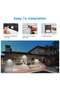 Solar Lights Outdoor [6 Pack/3 Working Mode], Security Motion Sensor Wireless IP 65 Waterproof (42 LED) - 5