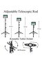 IPad and Mobile Phone Tripod Stand, Height Adjustable 20-60 Inch with 360 Degree Rotating Tablet Holder - 4