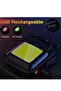 Pocket Mini LED Flashlight Torch – Ultra Bright 800 Lumens COB Keychain Light, Rechargeable Mini Work Light - 4