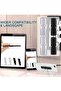 4 Pieces Finger Strap Phone Holder Elastic Finger Holder Cell Phone Grip Holder Finger Strap with Stand for Smartphones, Small Tablets (Black, Silver) - 3