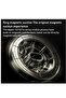 C158 2 in 1 Magnetic Ring Car Dashboard Air Vent Phone Holder (Black) - 2