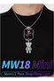 MW18 Mini Smart Watch with 36mm HD Display, 2 Interchangeable Straps, Stylish Chain Necklace & Bracelet, Wireless Charger, Fitness Tracker, Heart Rate Monitor, Sleep & Call Notifications, Compac - 4