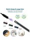 Stylus Pen Digital Pencil Fine Point Active Pen for Touch Screens, Compatible with phone Tablets (Black) - 4