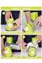 Rotary Cheese Grater, Handheld Vegetables Slicer Cheese Shredder with Rubber Suction Base, 3 Stainless Drum Blades Included - 7