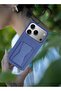 iPhone 17 Pro Max 5G 2025 Silicone TPU Case with Card Holder & Hand Grip - Navy Blue - 5