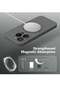 iPhone 15 Pro Max Silicone Case, MagSafe Compatible, Camera Protection, 2 Screen Protectors, Dark Gray - 4