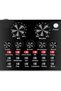 V8 Live Sound Card Portable Mobile Audio Mixer Karaoke Sound Mixer Recording Sound Card for Live Broadcast