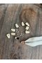 10Pcs Triangular Silver Nickel Color Zipper Stopper with Pins Easy to Install - 7