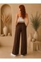 Casual Knitted Fabric 2-Pocket Trousers with Adjustable Waist - 3