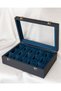 15-Piece Premium Watch Box, Faux Leather Covered, Special Design with Glass, Accessory Organizer - 4