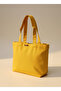 Minimalist Golden Yellow Canvas Tote Bag
