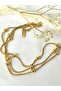 3-Chain Steel Dorica Bracelet (17+5 cm) - 2