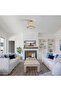 Crystal Ceiling Light Fixture, Modern Gold Semi Flush Mount Chandelier Lighting for Kitchen, Bedroom - 8